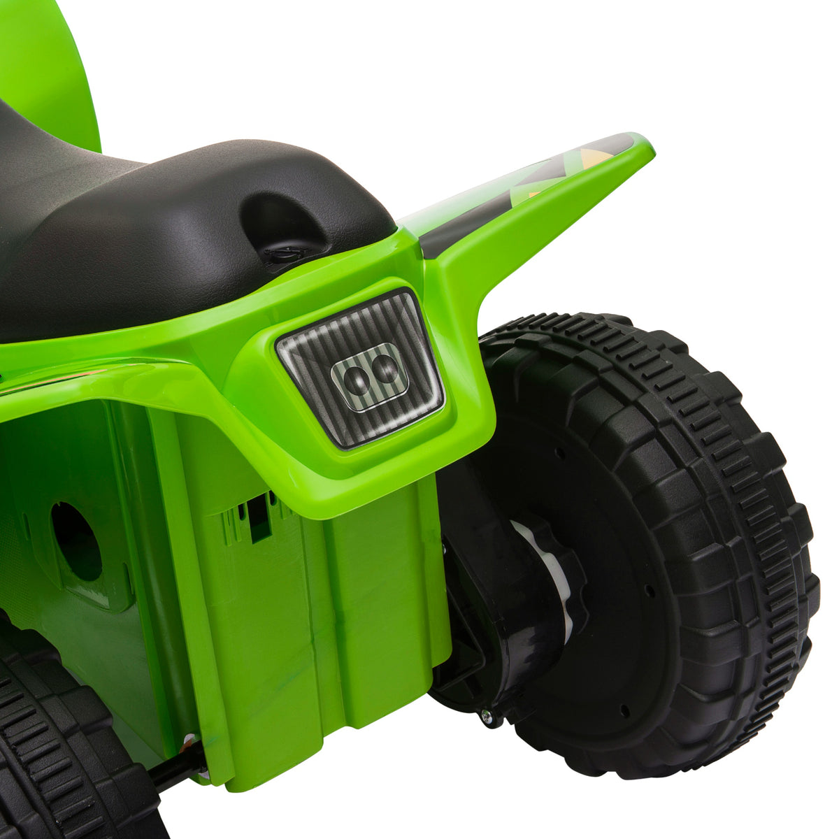 HOMCOM Quad elektrisch für Kinder 18-36 Monate Batterie 6V mit Vorwärts- und Rückwärtsgang 72 x 40 x 45,5 cm Grün