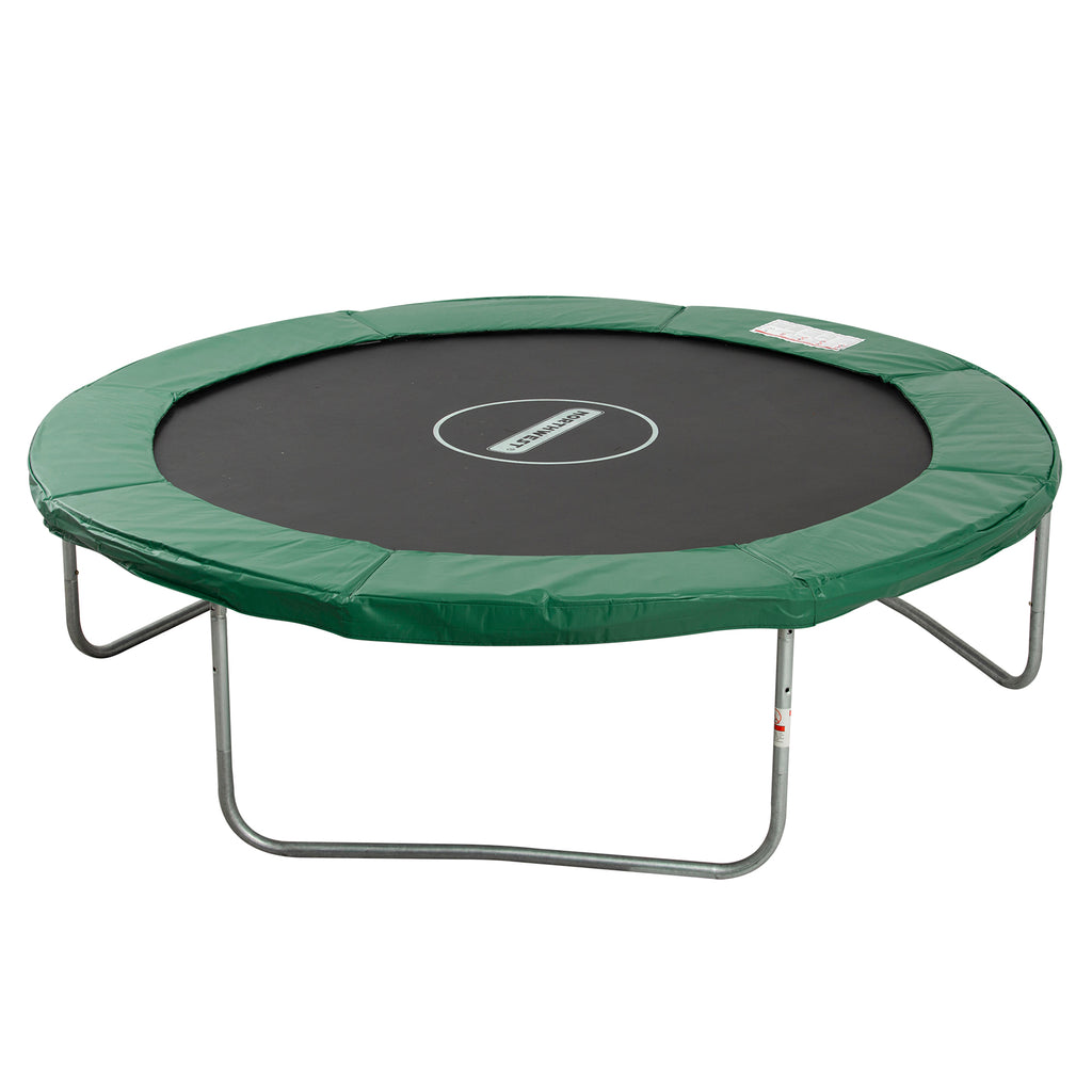 HOMCOM Trampolin Randabdeckung Ø305 cm breit, Reißfest UV-resistent Federabdeckung, Wasserabweisend, Trampolinzubehör Randschutz Sicherheitsnetz Ersatzteile für Gartentrampoline, Grün