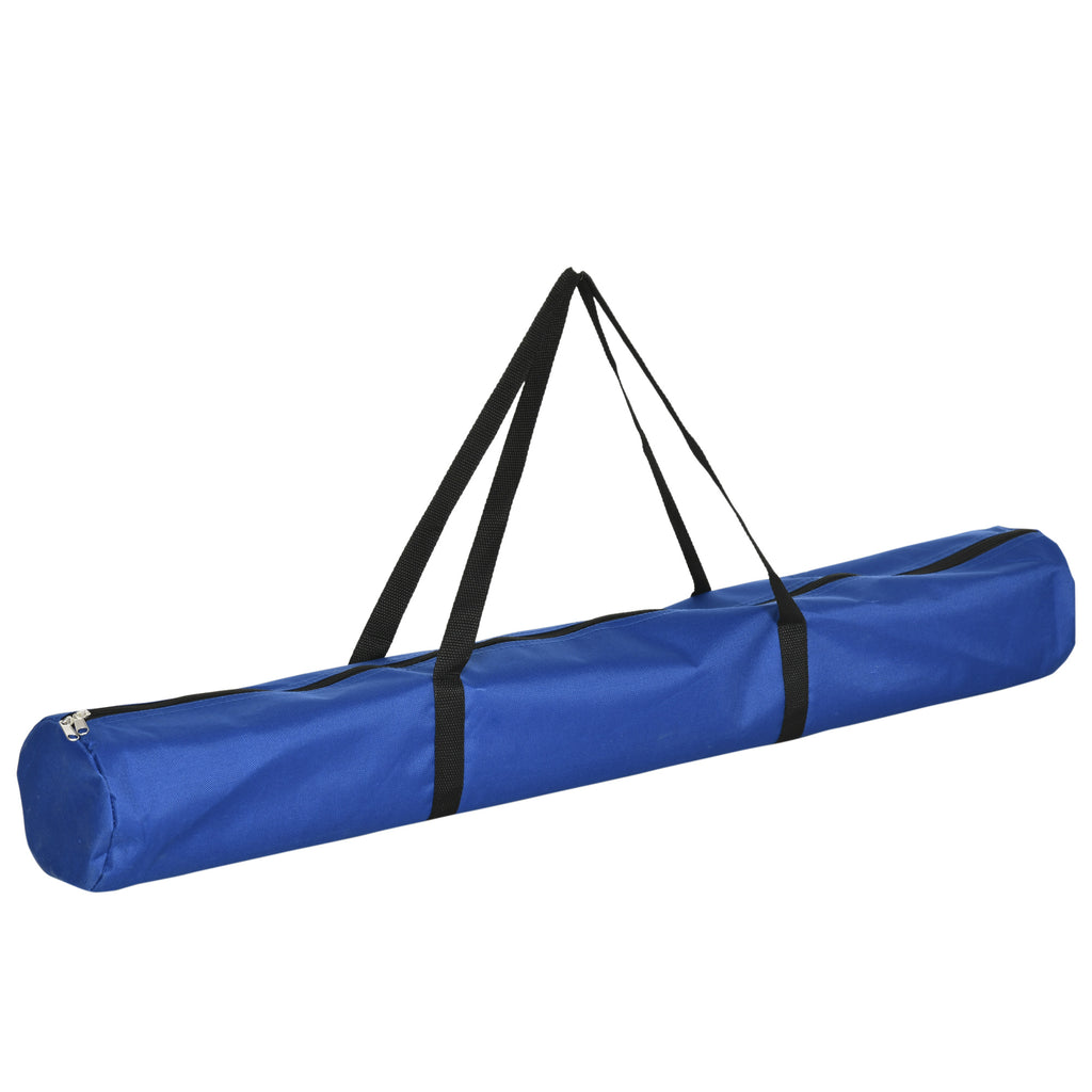 PawHut Agility Set Hunde 6-teiliges Agility-Ausrüstung für Hundetraining klappbar Steckhürdenset mit 6 Slalomstangen Tragetasche Trainingszubehör Koordinationstraining Agilityset für Spiele Training