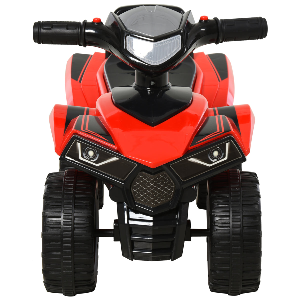 HOMCOM Rutscher Kinder Rutscherauto Kinderauto Kinderfahrzeug Licht Hupe Kunststoff Stahl Rot 60 x 31 x 42 cm