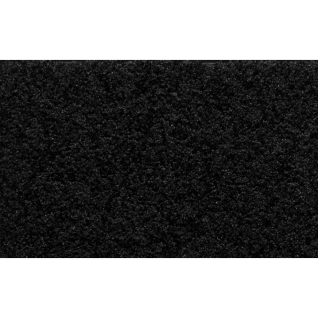 Homcom Fußmatte waschbar Gummiumrandung Schwarz 150 x 90 x 0,5 cm