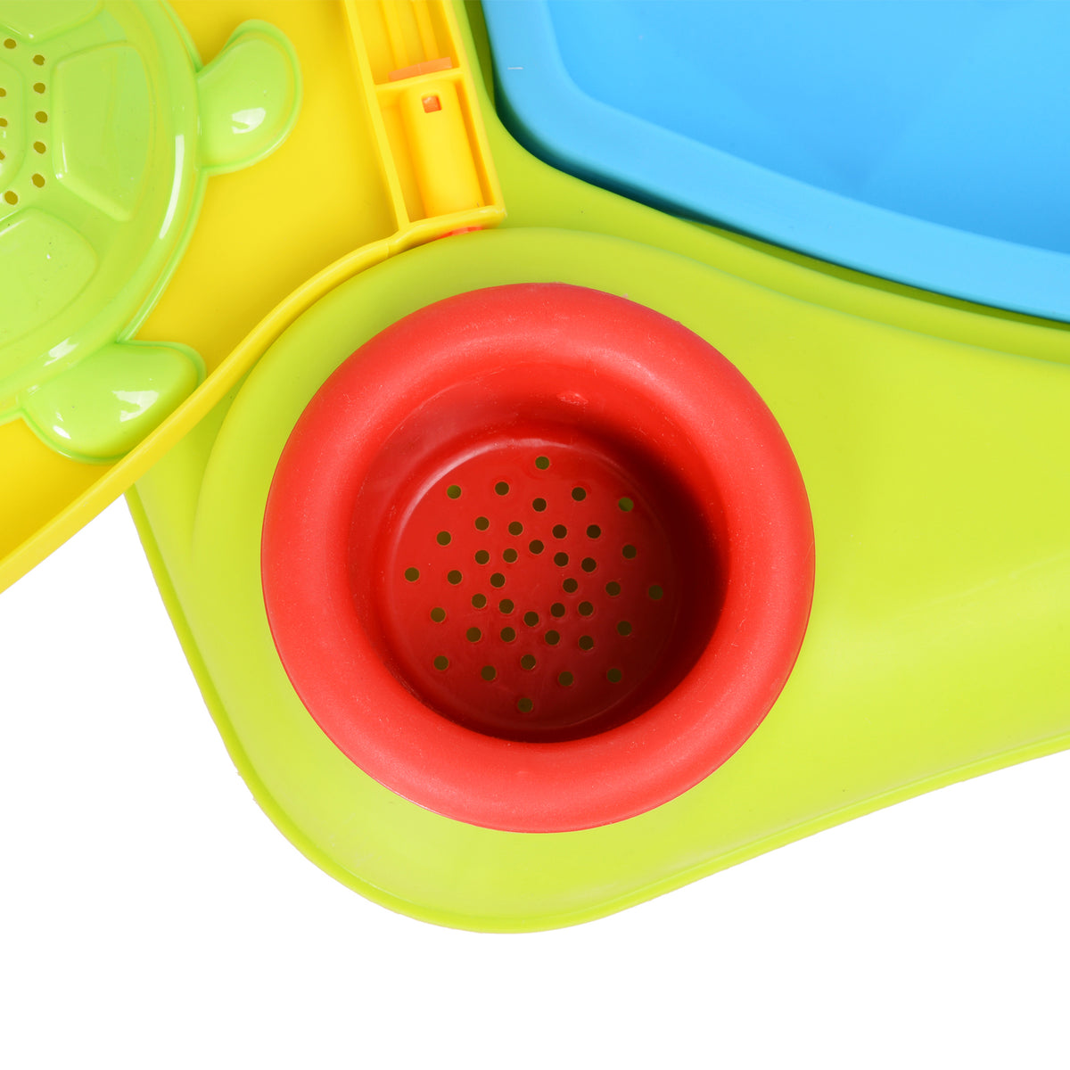 AIYPLAY Sand Wasserspieltisch, Sand- und Wassertisch Outdoor Strandspielzeug mit 16-tlg. Zubehör Sommerspielzeug für 3+ Jahre Kinder